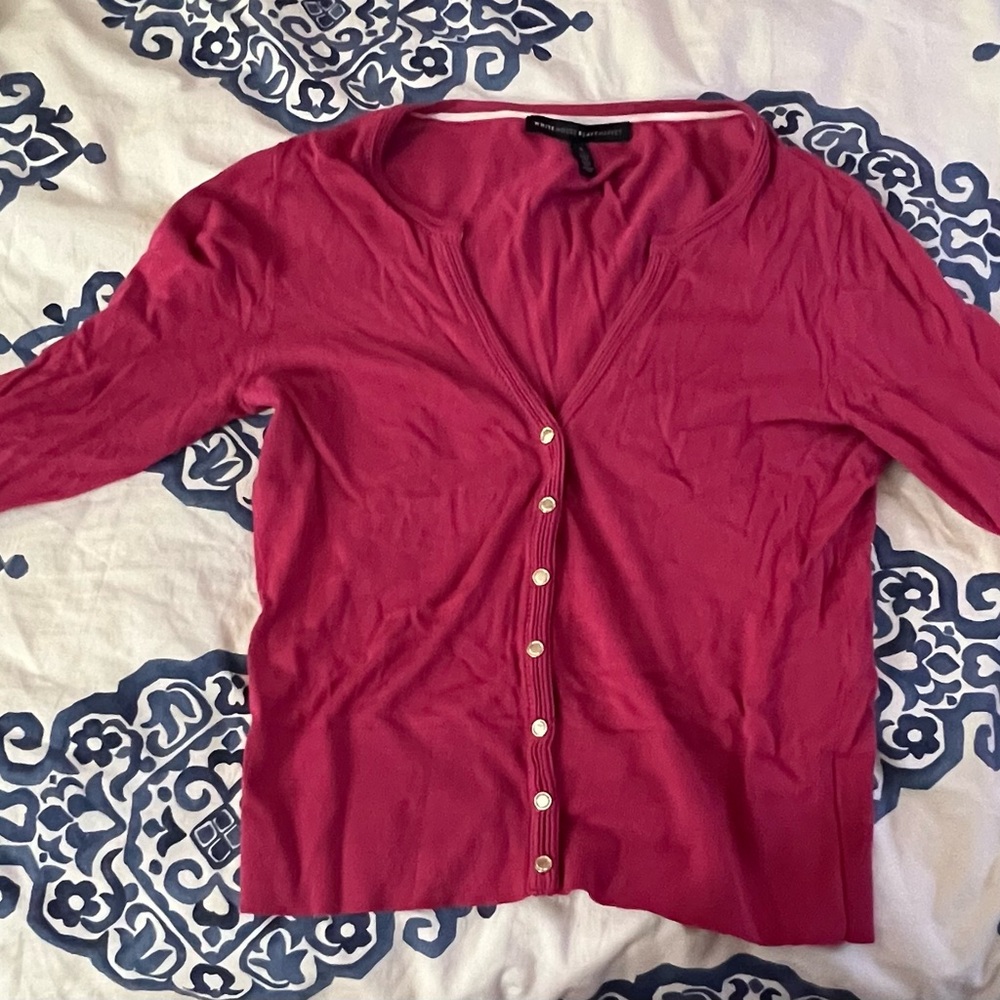 Cardigan from White House black market store. Like new,nothing wrong